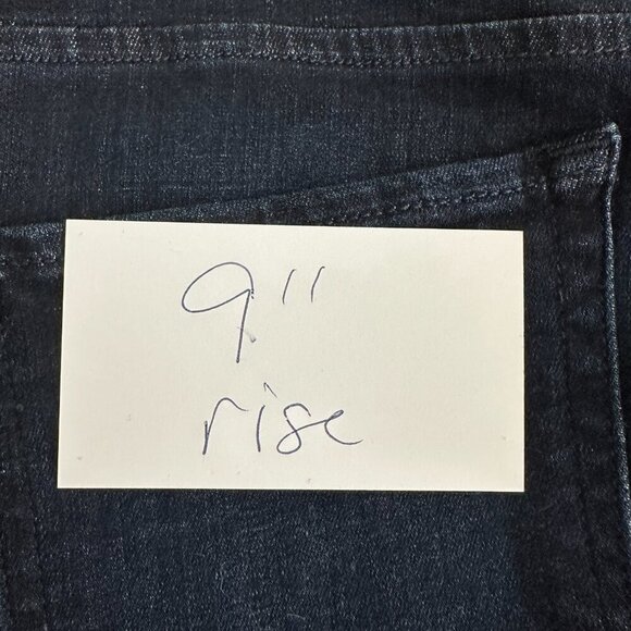 AYR The Skinny Jac's Jean Mid Rise Dark Rinse 25 #7943 - Picture 13 of 15